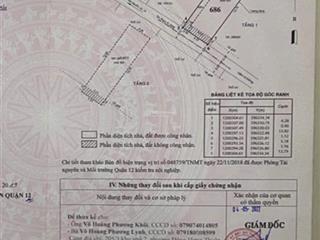 Cần bán gấp nhà hẻm 2021 ql1a, 5,2m x 16m, 1 lầu. giá 3,5 tỷ