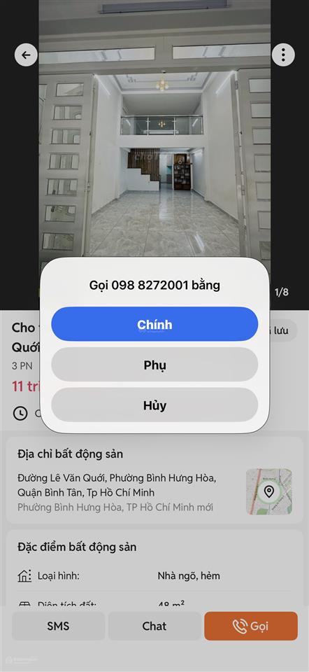 Nhà 3 tầng 3pn 3 máy lạnh, lê văn quới, bhh a, bình tân,  0779 561 ***.