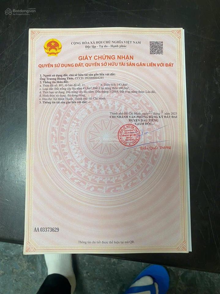 Lò rèn chủ ngộp chỉ với 485 triệu sở hữu ngay lô đất có tên đường lò rèn  minh thạnh  hồ chí minh