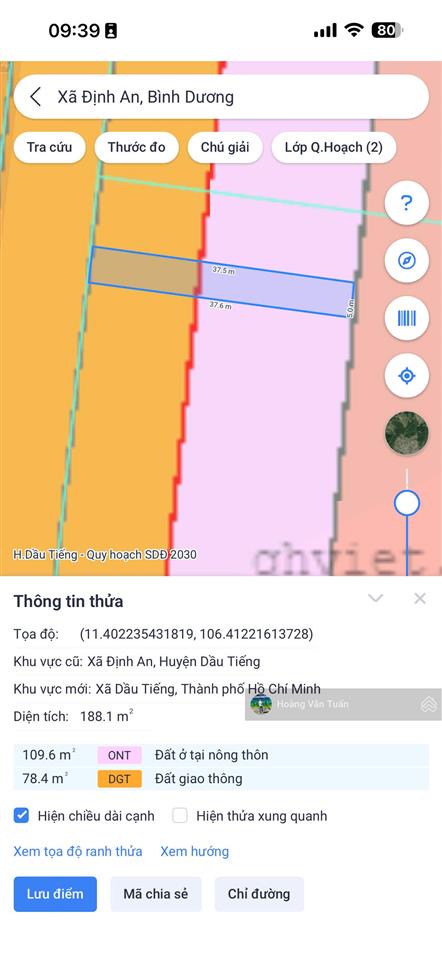 800 triệu sở hữu ngay lô đất 5m ngang mặt tiền đt744 xã dầu tiếng  hồ chí minh