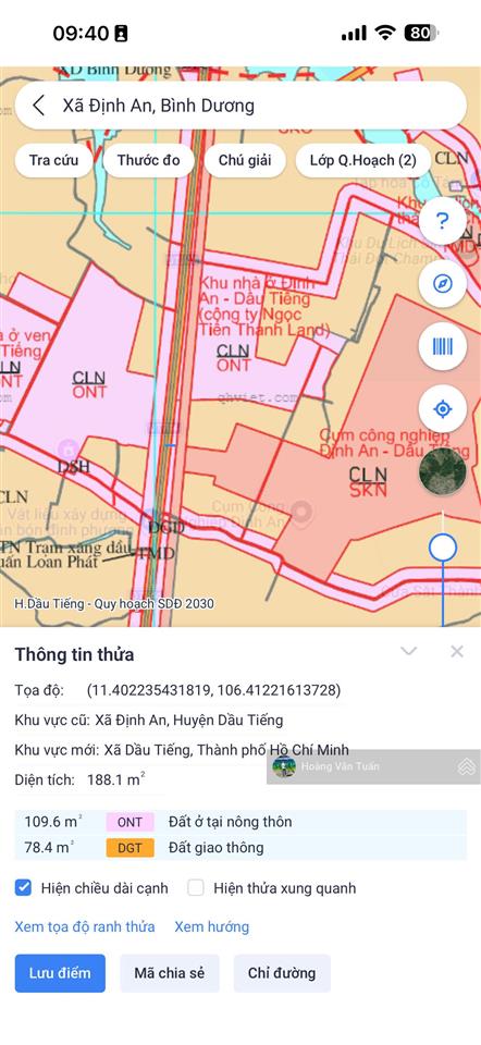 800 triệu sở hữu ngay lô đất 5m ngang mặt tiền đt744 xã dầu tiếng  hồ chí minh