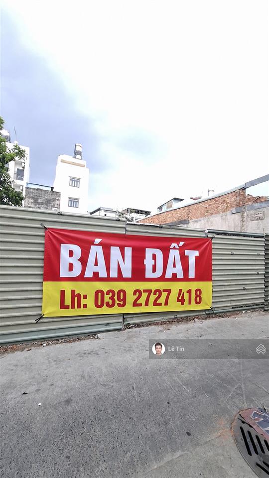 Bán đất siêu rẻ, hẻm ô tô, trường chinh, tân bình, 5x27  chỉ 80 triệu/m2