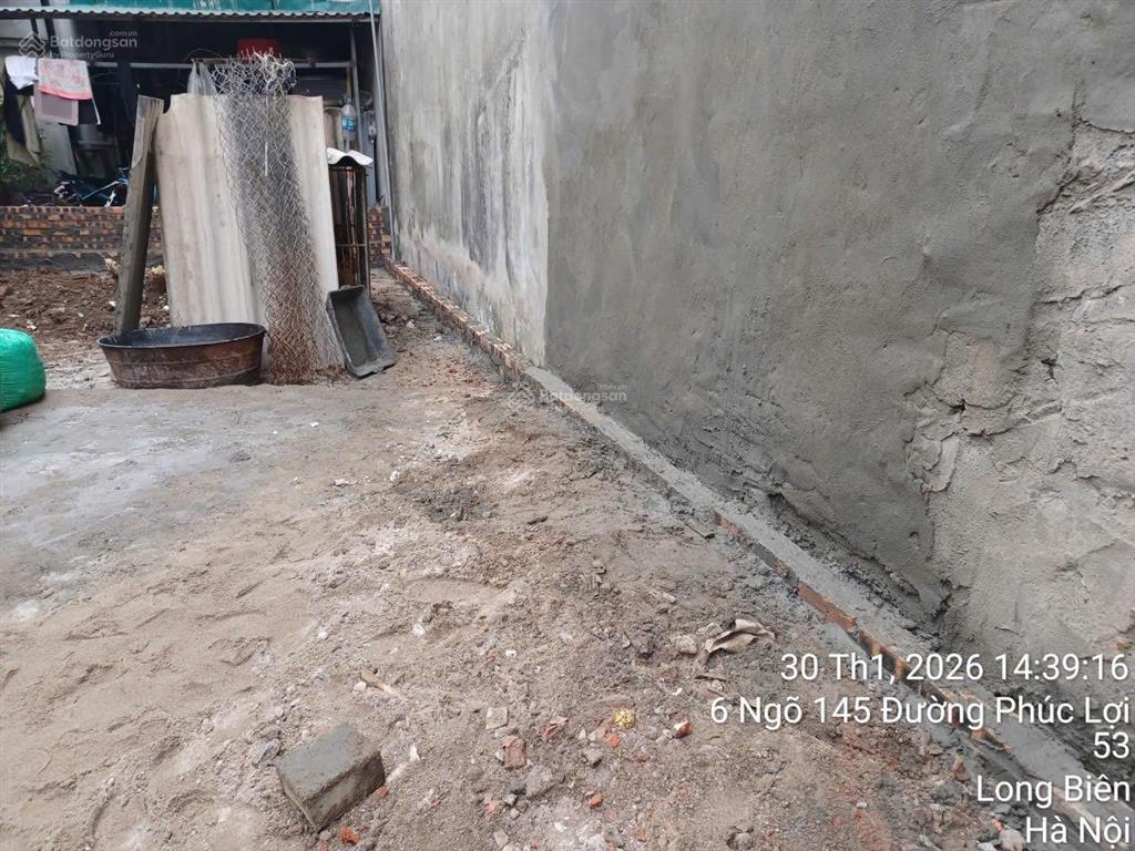 Bán đất tại ngõ 145, phúc lợi, 6,05 tỷ, 40m2, mặt tiền 4m