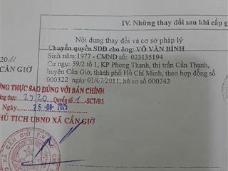 Bán căn góc 2 mặt tiền, trung tâm thị trấn cần giờ, giá chỉ 1,8 tỷ, sổ hồng lâu dài, gần vinhomes