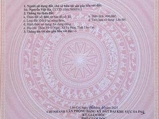 Mảnh đất 400 met vuông vuông đẹp