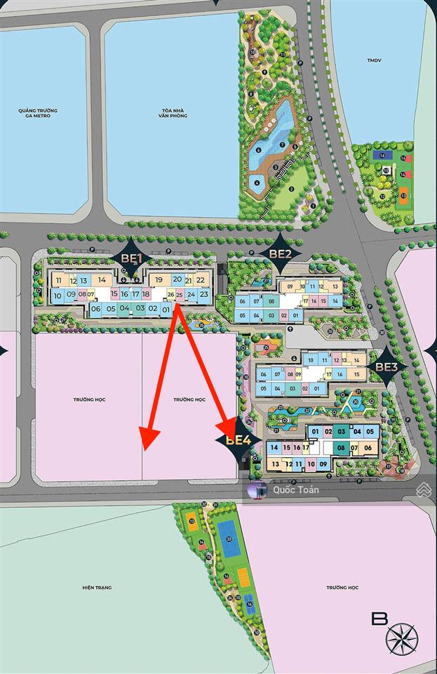 Chủ nhà gửi bán nhanh căn 1pn 48,5m the beverly ocean park. giá chỉ 3,2 tỷ