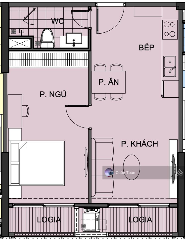 Chủ nhà gửi bán nhanh căn 1pn 48,5m the beverly ocean park. giá chỉ 3,2 tỷ