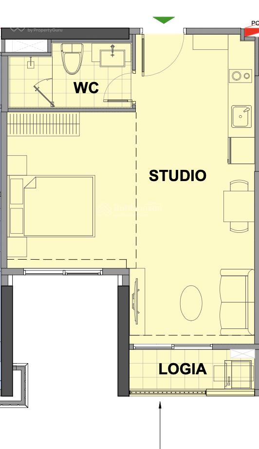 Chủ nhà chưa xoay được tiền vào nên cần bán gấp căn studio 37m2 ban công đông bắc, view hồ điều hòa