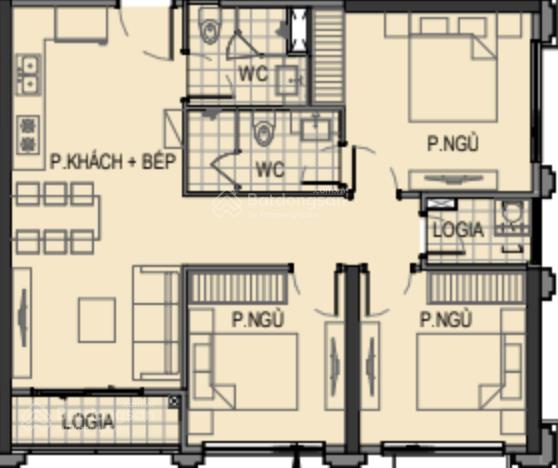 Chủ nhà gửi bán căn 3pn 74m2 the paris, vinhomes ocean park. view sông san hô