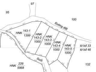Bán đất hẻm quốc lộ 27, xã mỹ sơn, 155 triệu, 1400 m2, view đẹp, chính chủ