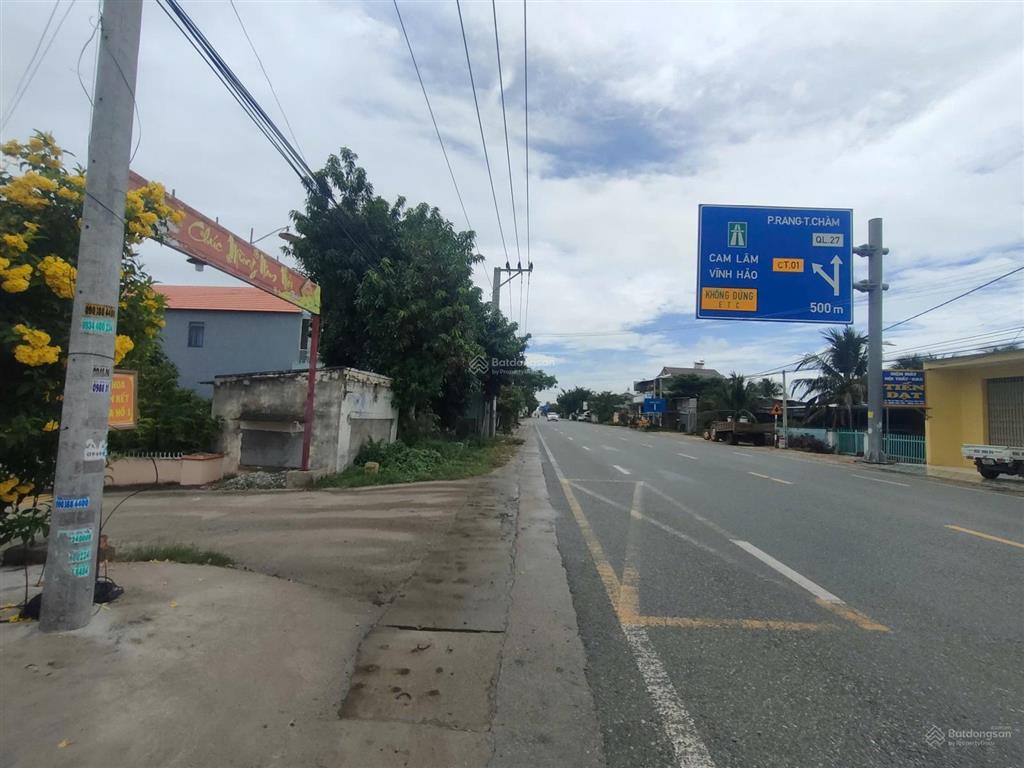 Bán đất tại quốc lộ 27, xã nhơn sơn, huyện ninh sơn, giá tốt, diện tích 200m2