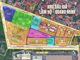 Đất đấu giá 32 lô đất x4 thôn lâm hội, xã quang minh cơ hội sở hữu những lô đất đẹp tạ
