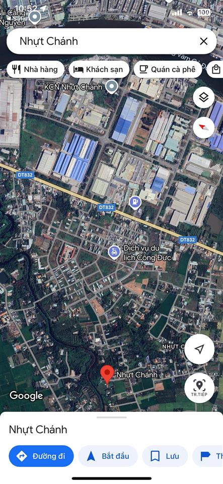 Bán đất thổ cư xã nhựt chánh, huyện bến lức, long an