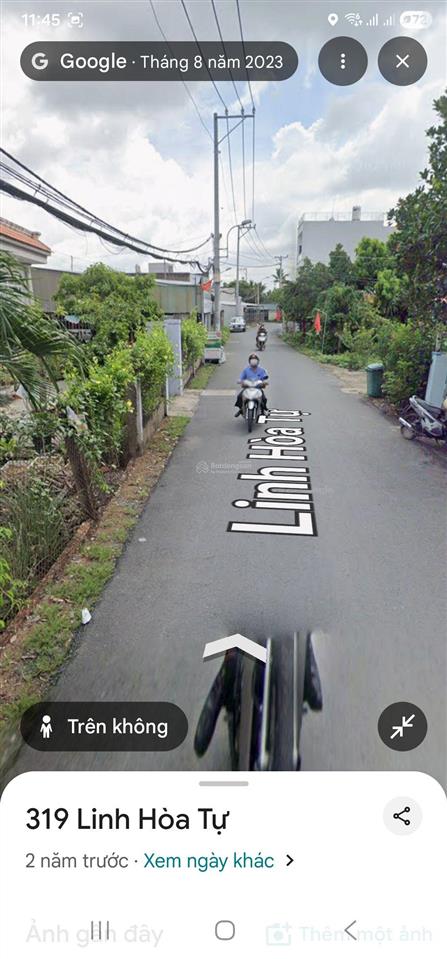 Mặt tiền đường linh hòa tự đa phước 500m có 170m đất ở