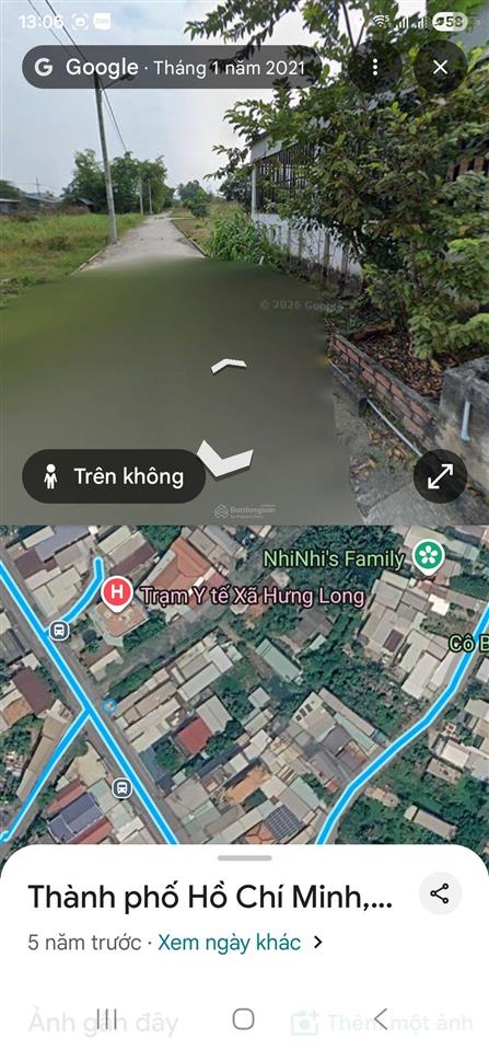 Bán đất ở lô nhì đường đoàn nguyễn tuấn gần chợ hưng long