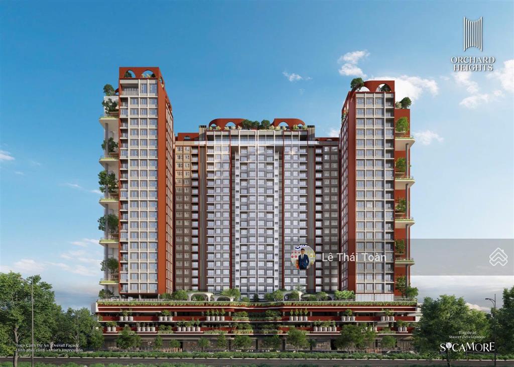 Chỉ 4.050 tỷ (all in) căn 2pn 2wc 84m2 view hồ bơi và aeon chung cư orchard heights bd