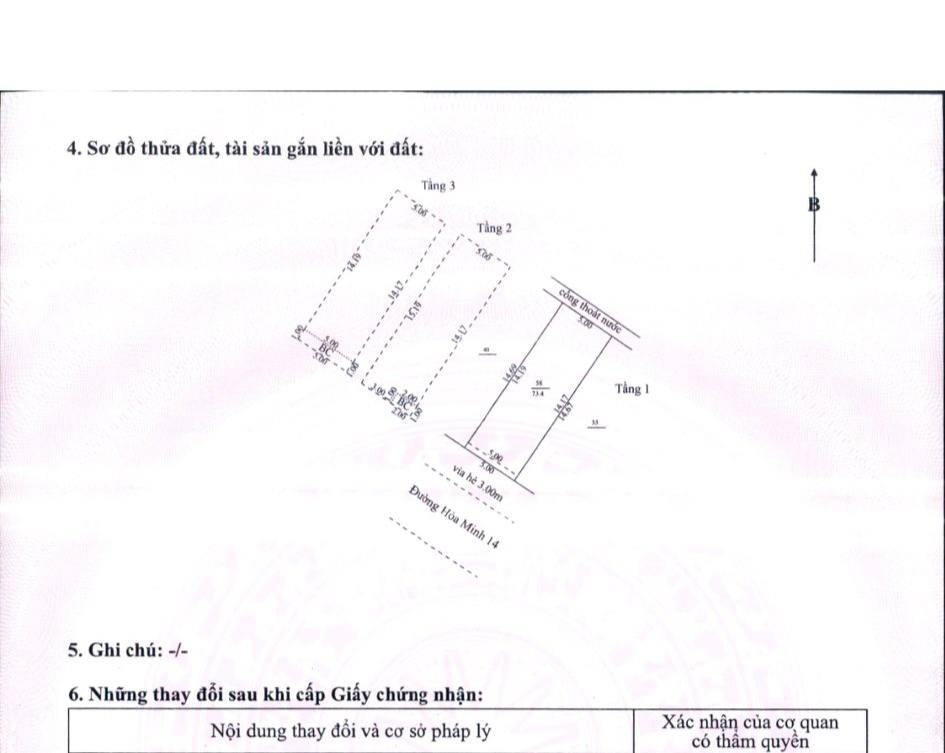 Chính chủ gửi bán nhà 3 tầng mt hòa minh 14.đà nẵng