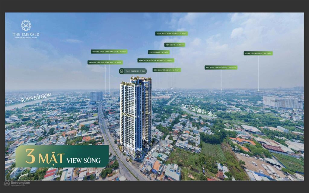 1pn/ emerald 68 view nội khu. giá siêu tốt