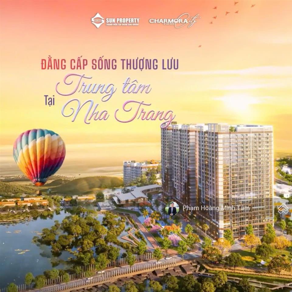 Sun nha trang  căn hộ 1pn+ 53,7m²  chính sách bom tấn cho khách hàng booking sớm