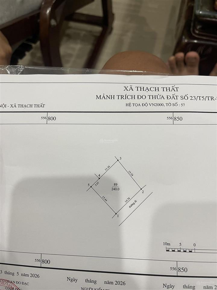 Chính chủ cắt bán 120m full thổ cư tại thạch thất