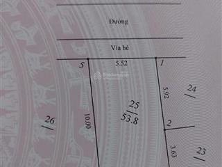 Duy nhất 1 ô mặt hồ lại yên. 53.8m giá bao cả thị trường .  e hưng nhé