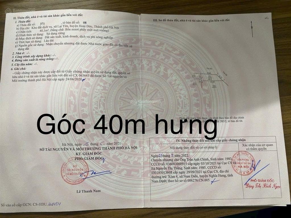 Lô góc mặt đường lớn giá hơn 6 tỷ, tiềm năng tăng cao