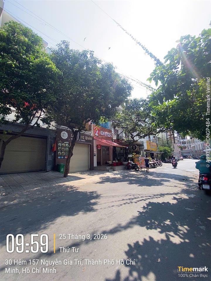 Đất xây 8 tầng, hẻm 8m, chiều ngang đất 10m ngay khu lõi nguyễn gia trí  ung văn khiêm giáp q1q2