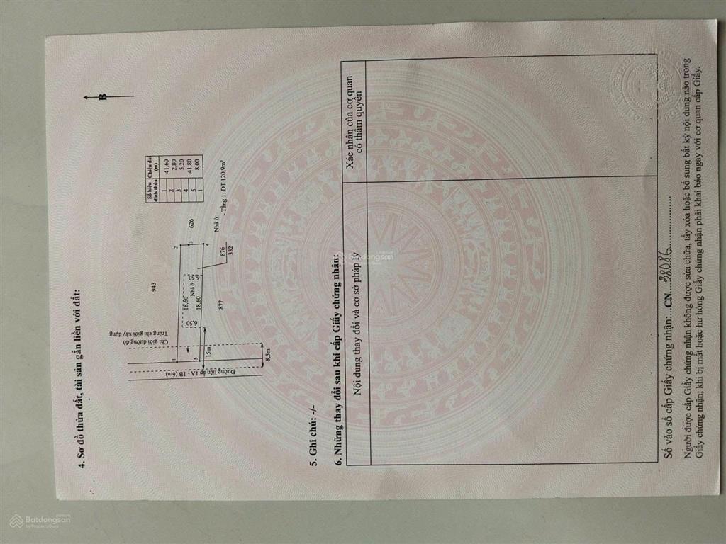 Sổ hoàn công nhà mái nhật giá 3 tỷ 9 dt 8x42m, tổng 332m² full thổ