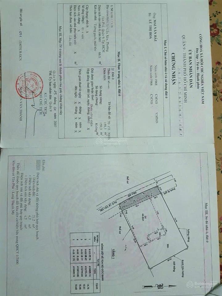 Bán dãy trọ 10 phòng  ngang 10,6m  đường lê văn việt  p tân phú  q9
