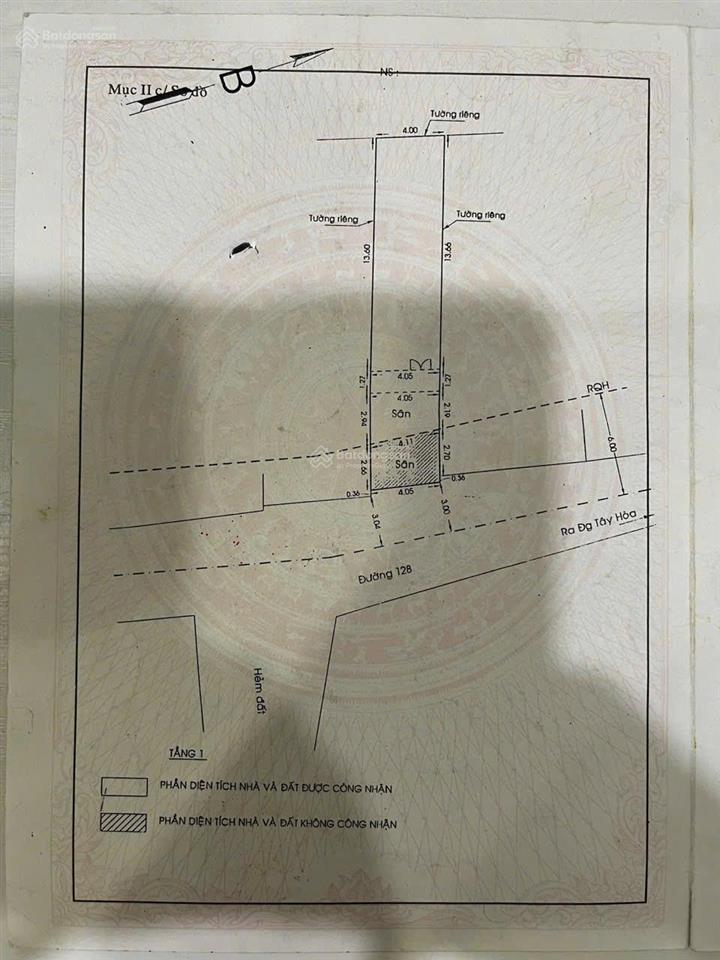Bán nhà 4 tầng mặt tiền đường số thông ra tây hoà  phước long a 4 x 20m  sàn 184m2