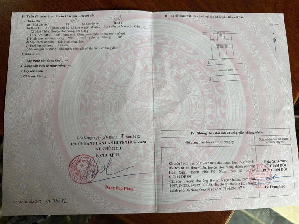 Bán đất 7.5m đối diện công viên đường phan văn đáng hướng nam siêu đẹp