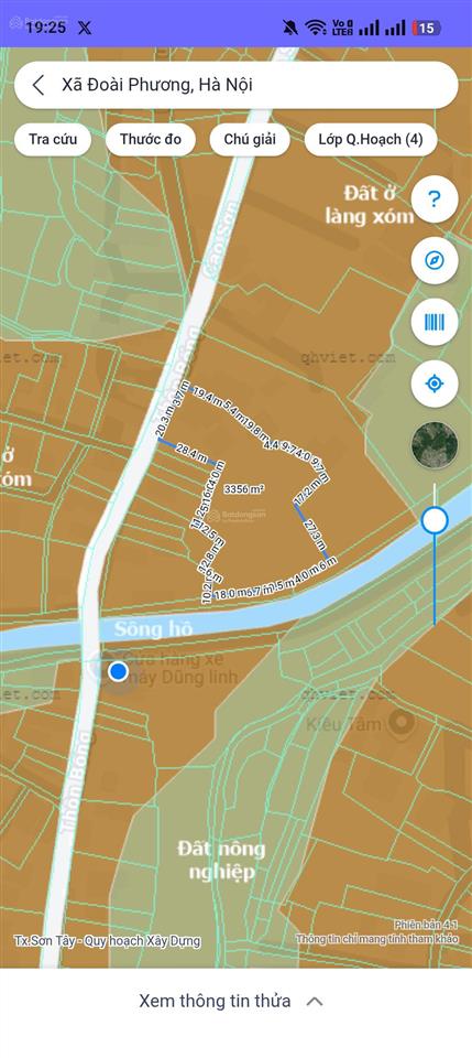 Bán đất đẹp tại đoài phương, hà nội , 8 tỷ, 500m2