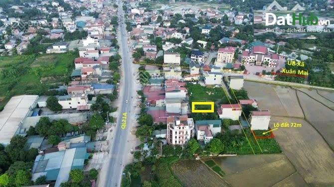 Bán đất đấu giá chợ cá, nam phương tiến, chương mỹ, 75m2 2 mặt ngõ, giá giảm 200tr