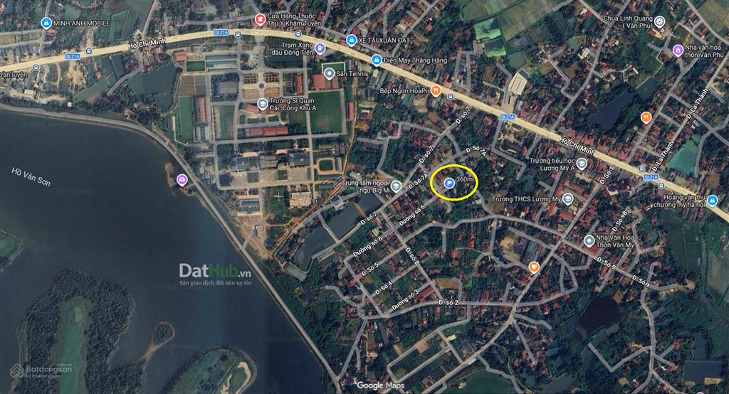 Chính chủ gửi bán 360m2 đất văn mỹ, hoàng văn thụ, chương mỹ, giá chỉ hơn 10tr/m2