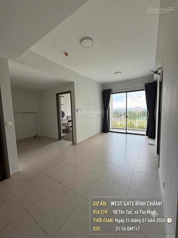 Cho thuê căn 2pn west gate bình chánh 69m2 view đẹp, nội thất linh hoạt theo nhu cầu, 9tr/tháng