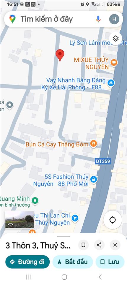 Chính chủ cần bán đất thủy nguyên  hải phòng 116,2 m2
