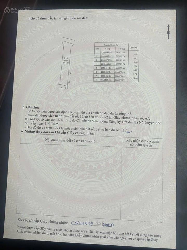 Bán đất tại minh phú, sóc sơn, hà nội, diện tích 141 m 2 phun thổ cư đường 5 m ngõ thông