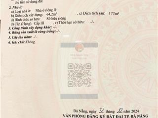 Bán nhà kiệt ô tô thái phiên, hải châu