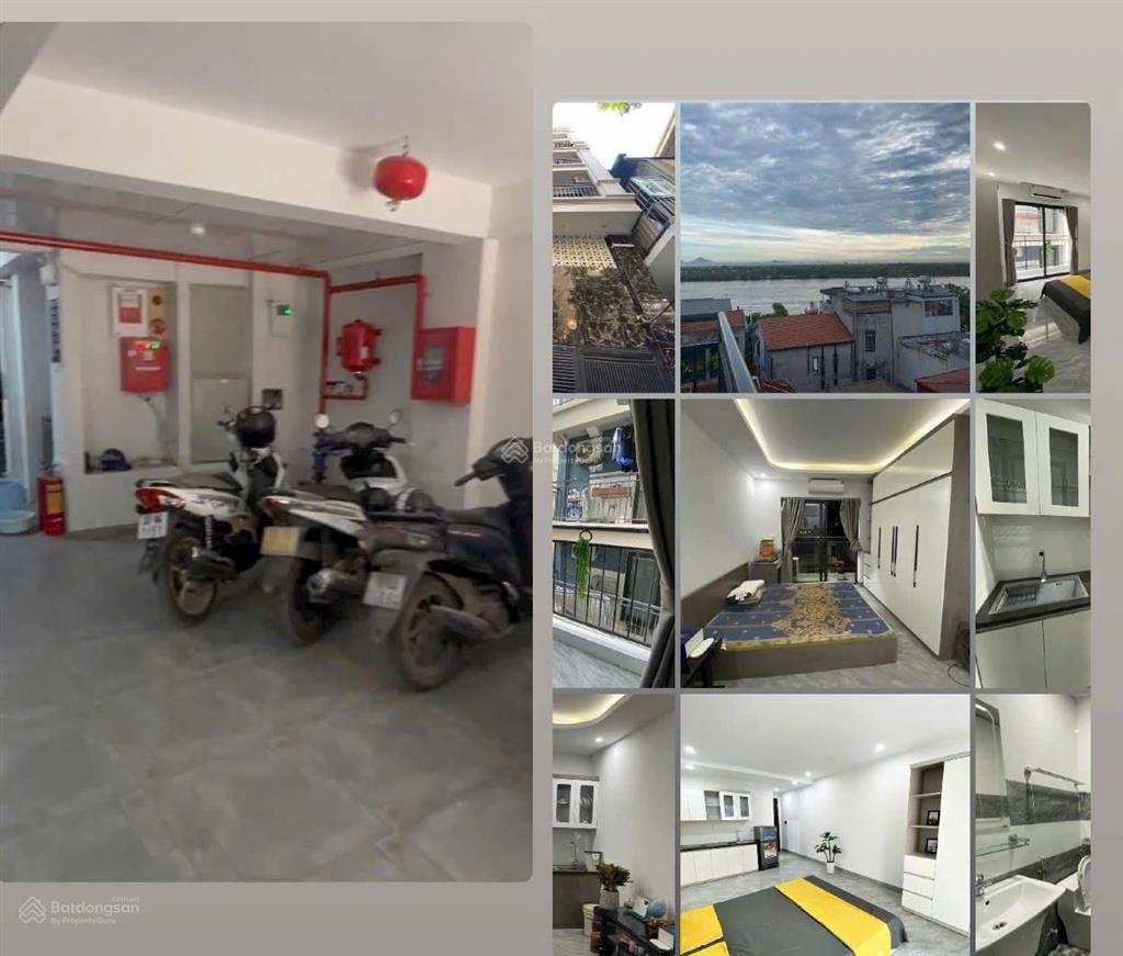 Chính chủ bán tòa căn hộ an dương vương, p. phú thượng, tây hồ, hà nội 100m2x8t dòng tiền 100tr/th
