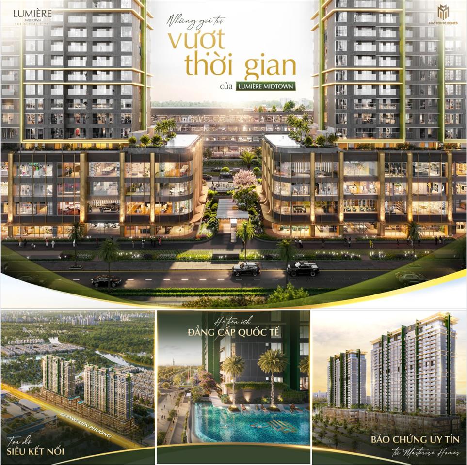 Chuyển nhượng lumiere midtown, 1pn 7.45 tỷ và 2pn 9.55 tỷ