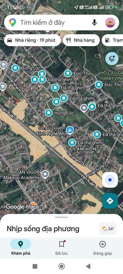 Người nhà em bán lô đất mặt đường hoàng tá thốn phường vinh lộc (hưng lộc tp vinh cũ) nghệ an