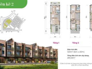 Hơn 5 tỷ có căn 120m2 nhà phố liền kề đẹp tại vsip nghệ an