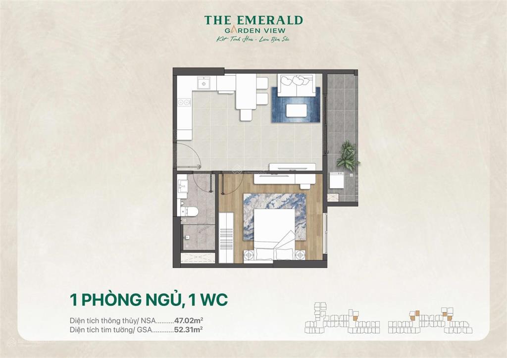 Mở bán căn hộ emerald garden view chiết khấu đến 12%, thanh toán chỉ 9,9tr mỗi tháng