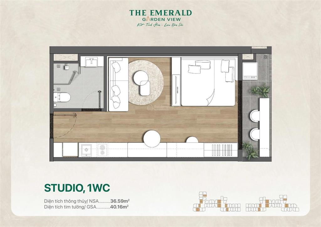Mở bán căn hộ emerald garden view chiết khấu đến 12%, thanh toán chỉ 9,9tr mỗi tháng