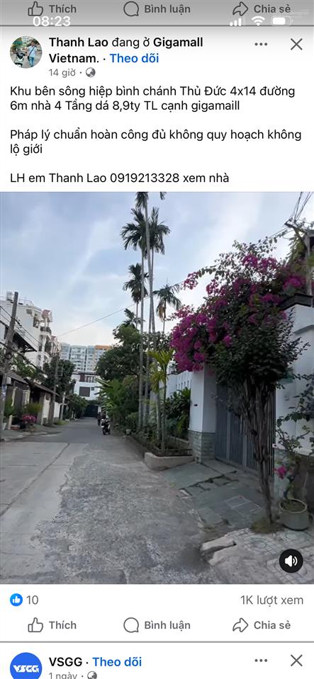 Căn nhà phân khúc 4 tỷ còn sót lại ở hiệp bình chánh