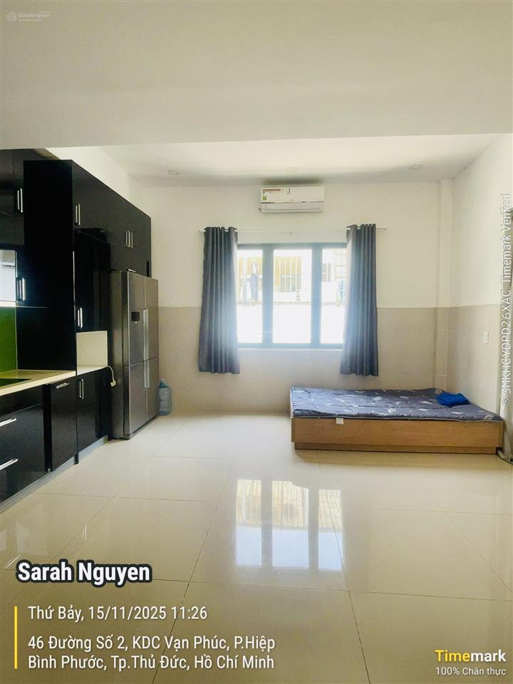 Cho thuê phòng mới đẹp trong vạn phúc city, full nội thất hiện đại, thang máy