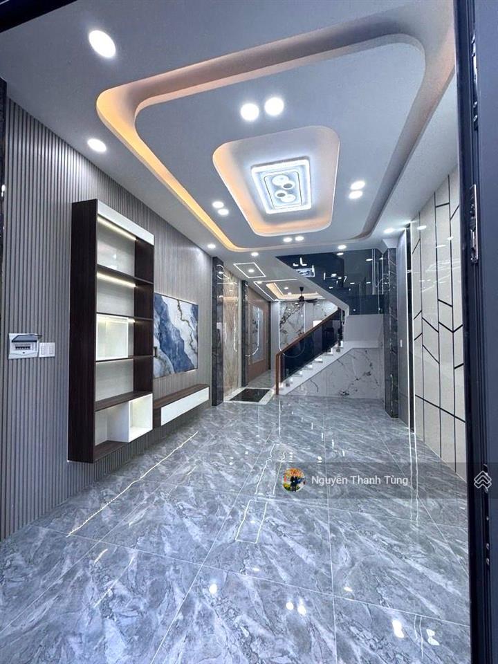 Nhà mới đẹp ở ngay 4 tầng đường hiệp thành 13, diện tích 59m2 (4 x 15), hẻm 5m xe hơi vào nhà.