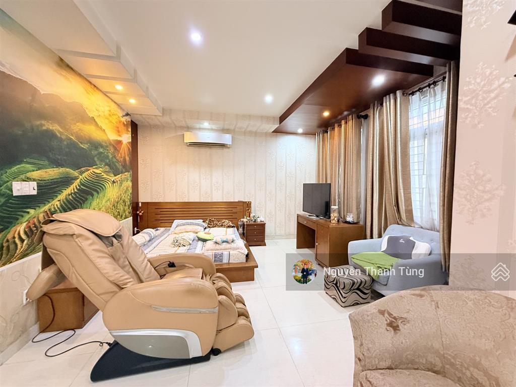 Biệt thự 5 tầng mặt tiền đường 8m thới an 4  dt 260.3m2, ngang 11.6m nở hậu gần hãng bia tiger