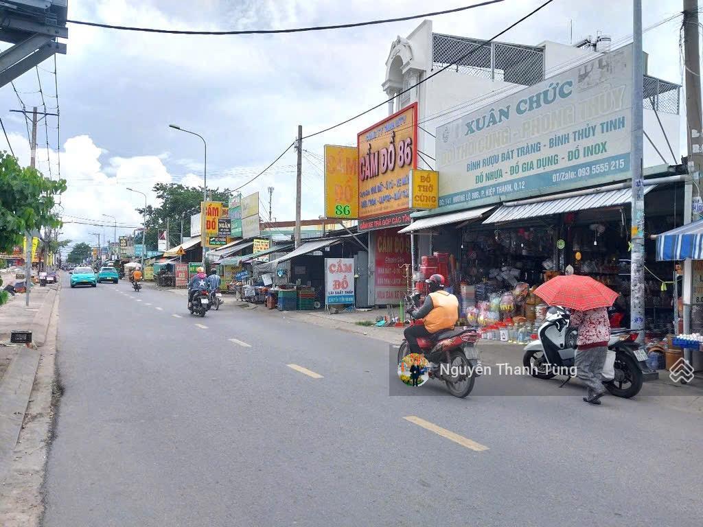 Mặt tiền kinh doanh đường bùi văn ngữ, tân thới hiệp  điện tích 100m2, đường nhựa 20m, nhà cấp 4
