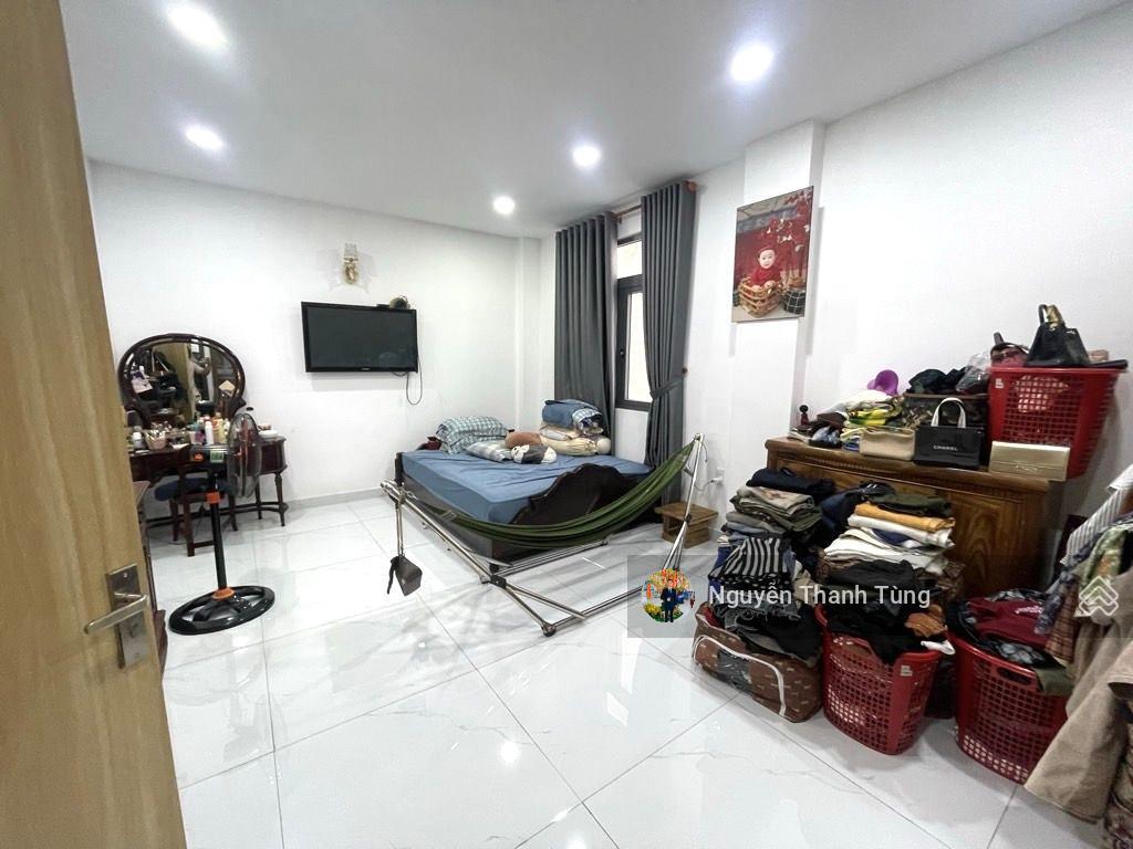 Nhà 4 tầng khu phân lô đường thạnh xuân 24, thới an, diện tích 119m2, ngang 6m, hẻm xe hơi tránh 6m